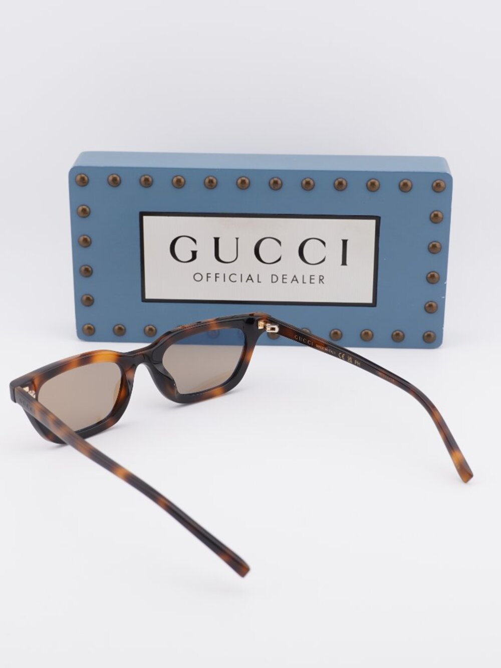 Gucci GG1944S 006 Rectangle Sunglasses - Havana / Brown - Picture 5 of 11